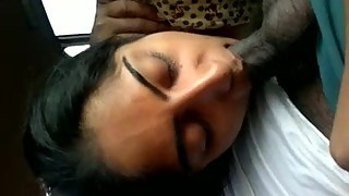 Sri Lankan Wife Sucking a Dick & Swallowing Cum