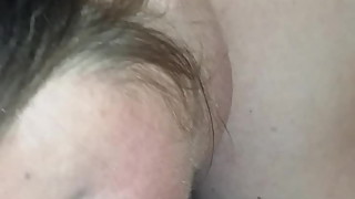 Exploding on my bbw wifes face