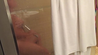 Caught masturbation shower