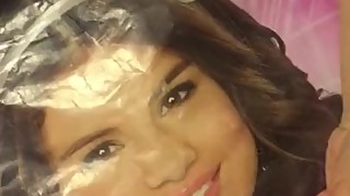 Selena Gomez wife handjob facial celeb
