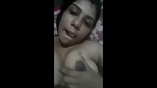 Beautiful Tamil wife fingering pussy